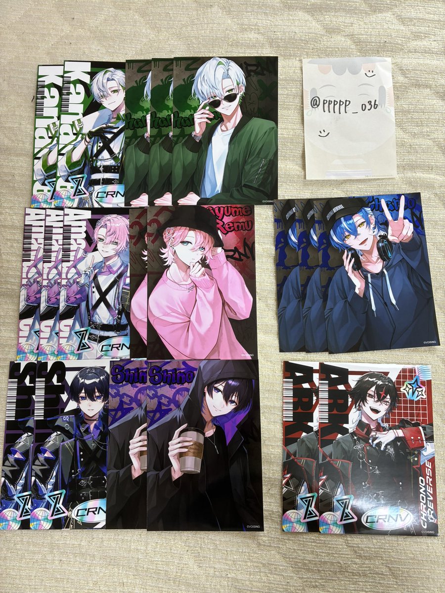 ppppp_036's tweet photo. 【クロノヴァグッズ交換】

譲　画像1〜3

求　画像4

当方売り手・買い手・比率交換⭕️
　　　　（どれも条件が良い場合のみ）

郵送のみ

検索からでもお気軽にお声掛けください！

#クロノヴァグッズ交換 https://t.co/A8WAMzUf28