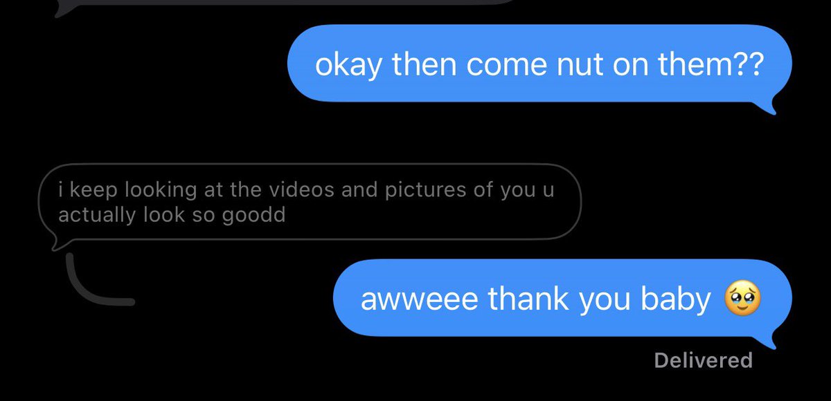 averagecvmslut's tweet photo. genuinely my two personalities in two texts 😭 #cumslut https://t.co/zfYbqWH7Lc