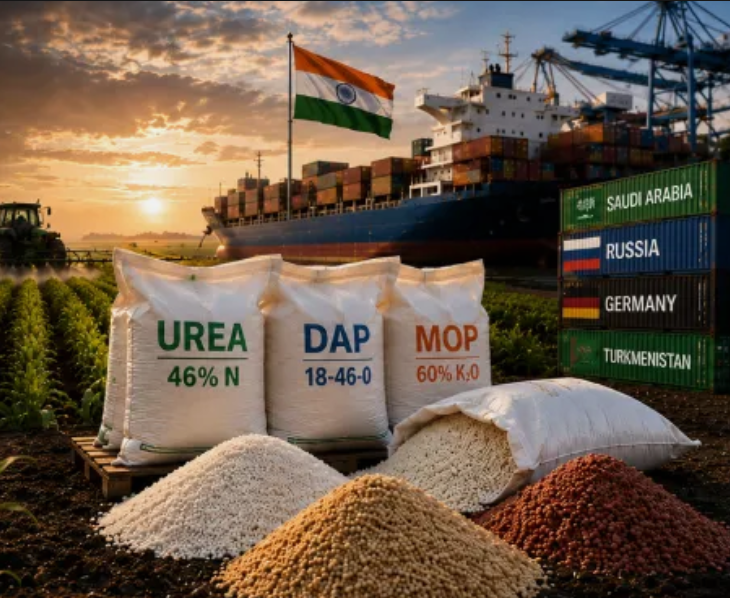 sharmathevinod's tweet photo. By mid-July 2026, India had 319.66 lakh metric tons (LMT) of fertilizer available against a monthly requirement of 73.93 LMT. 

👉👉👉 Read full report: https://t.co/tluieWhcCg https://t.co/kJr5EZF9GX