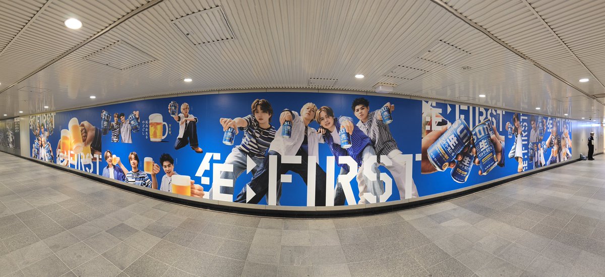 生FIRST の大型広告を見てきました🍺 渋谷駅道玄坂ハッピーボード