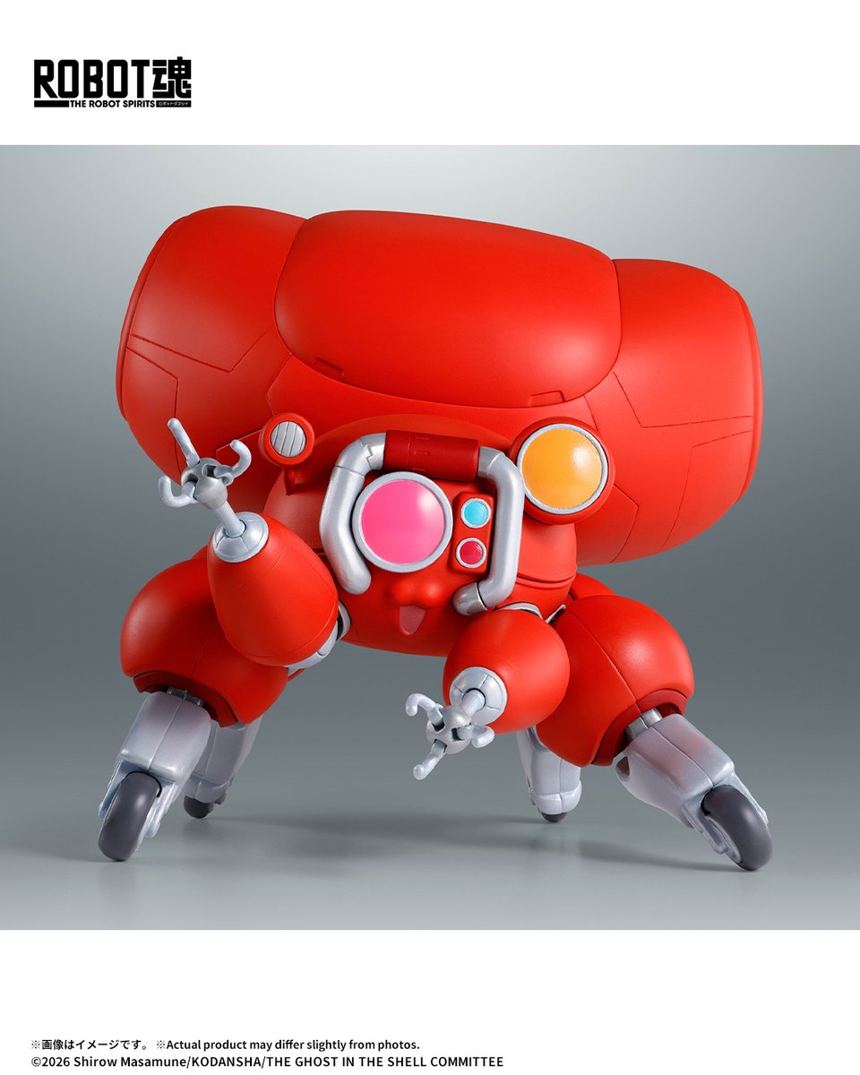 t_features's tweet photo. 【8月3日(月)16時一般予約解禁】

「ROBOT魂 ＜SIDE GHOST＞ フチコマ」
2027年1月発売予定
📋商品詳細→ https://t.co/E9X5Pb1U9g

「フチコマ」らしいアクション性あふれる可動構造はもちろん、デフォルメされた豊かな表情パーツなどもラインアップ。
#ROBOT魂 #攻殻機動隊 #theghostintheshell https://t.co/U3bCO1shR0