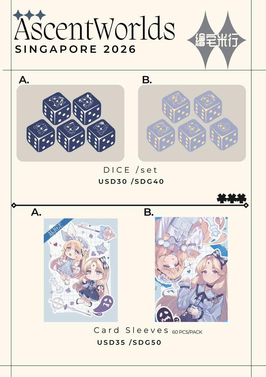 Asaka_0426's tweet photo. #GrandArchiveTCG 
Here’s some new stock in AscentWorlds SINGAPORE!

We’re planning something special for the Cosplay Contest!
Come to find us then! https://t.co/JrPcSnasPg