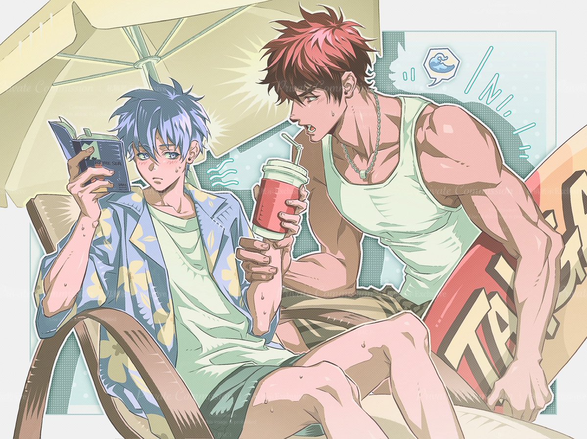 VealLee's tweet photo. 🏄❓ 丨 🫠❕
𝐻𝑜𝑡 𝑠𝑢𝑚𝑚𝑒𝑟.

Commissioned Kakuro. https://t.co/uyUzBdAFVo