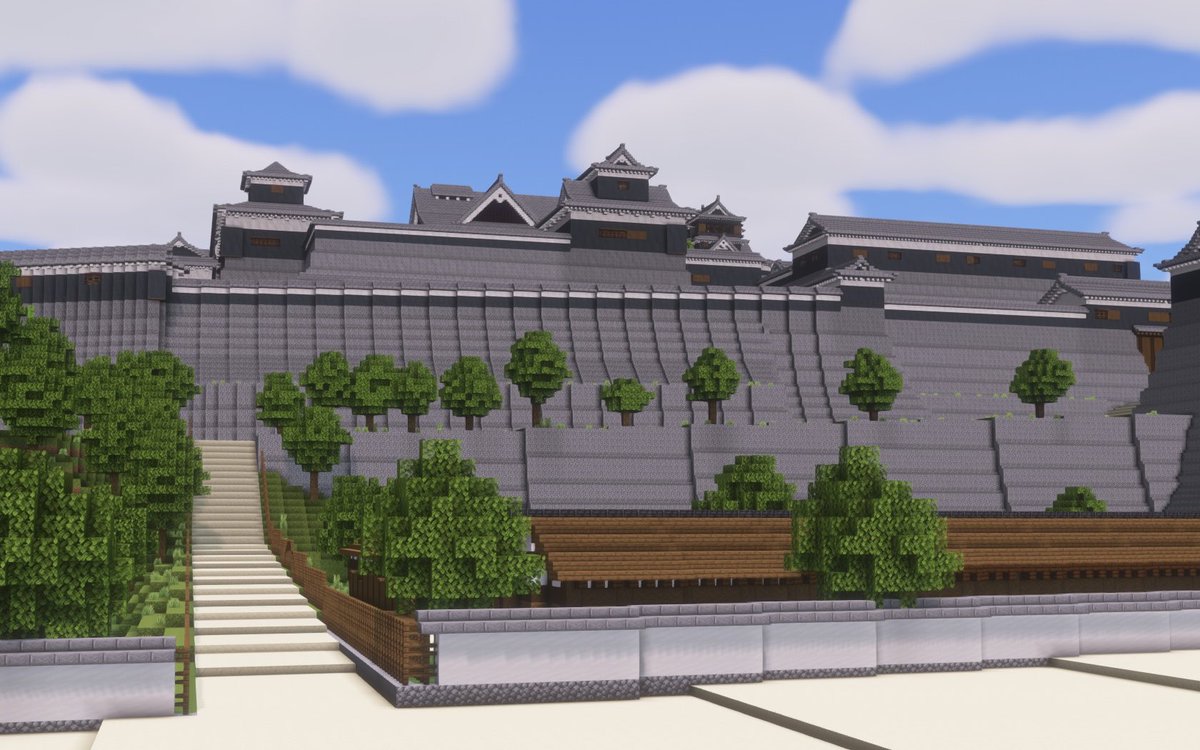 s0komoto's tweet photo. 熊本城、城内への道
#熊本城 #マイクラ建築 #Minecraft #Minecraftbuilds https://t.co/Q6egja3e4Z