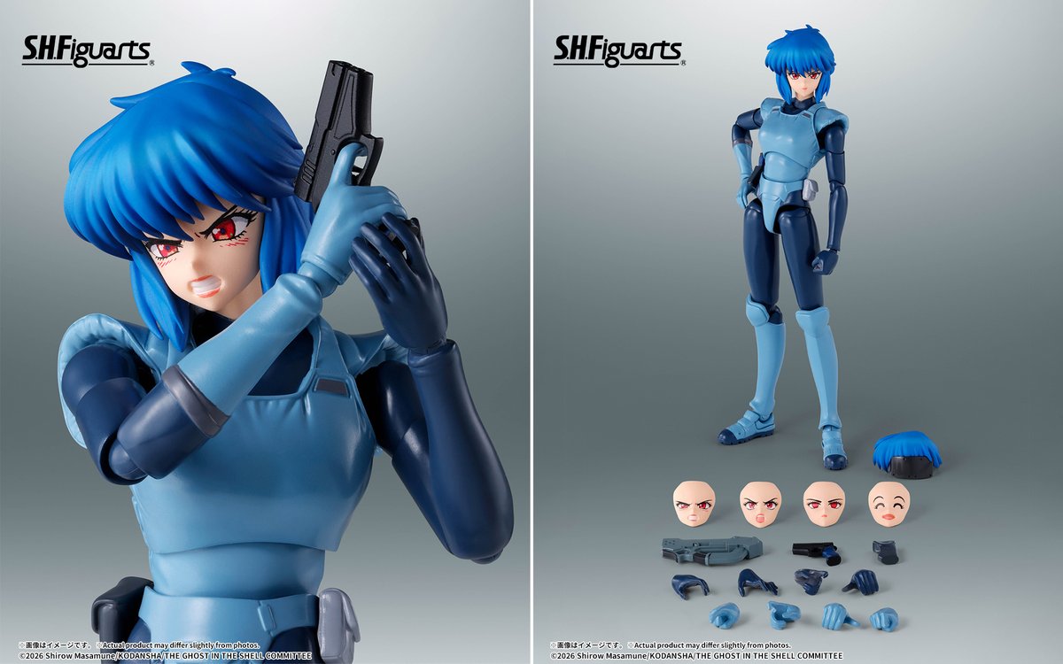情報】BANDAI SPIRITS《攻殼機動隊THE GHOST IN THE SHELL》S.H.