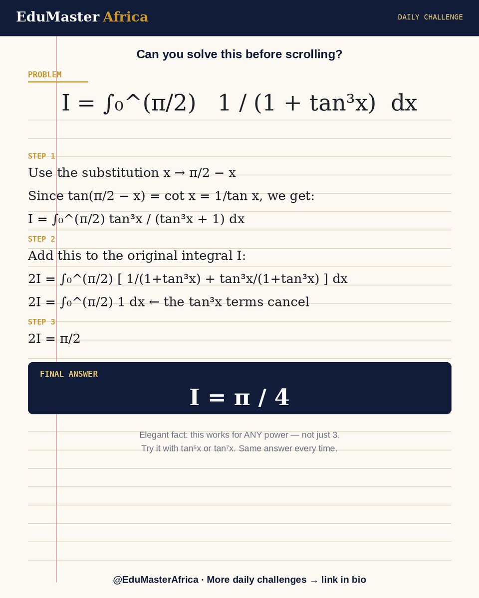 SnowofNigeria's tweet photo. "Education is the most powerful weapon which you can use to change the world." — Nelson Mandela

Learning Calculus. 
Topic:-  Integration

X has change the ♥️ to blue 
#edumaster #educatenigeria #educateafrica @everyone @UNGeneva @_AfricanUnion @edumaster @educationweek https://t.co/4ogVt8isXA