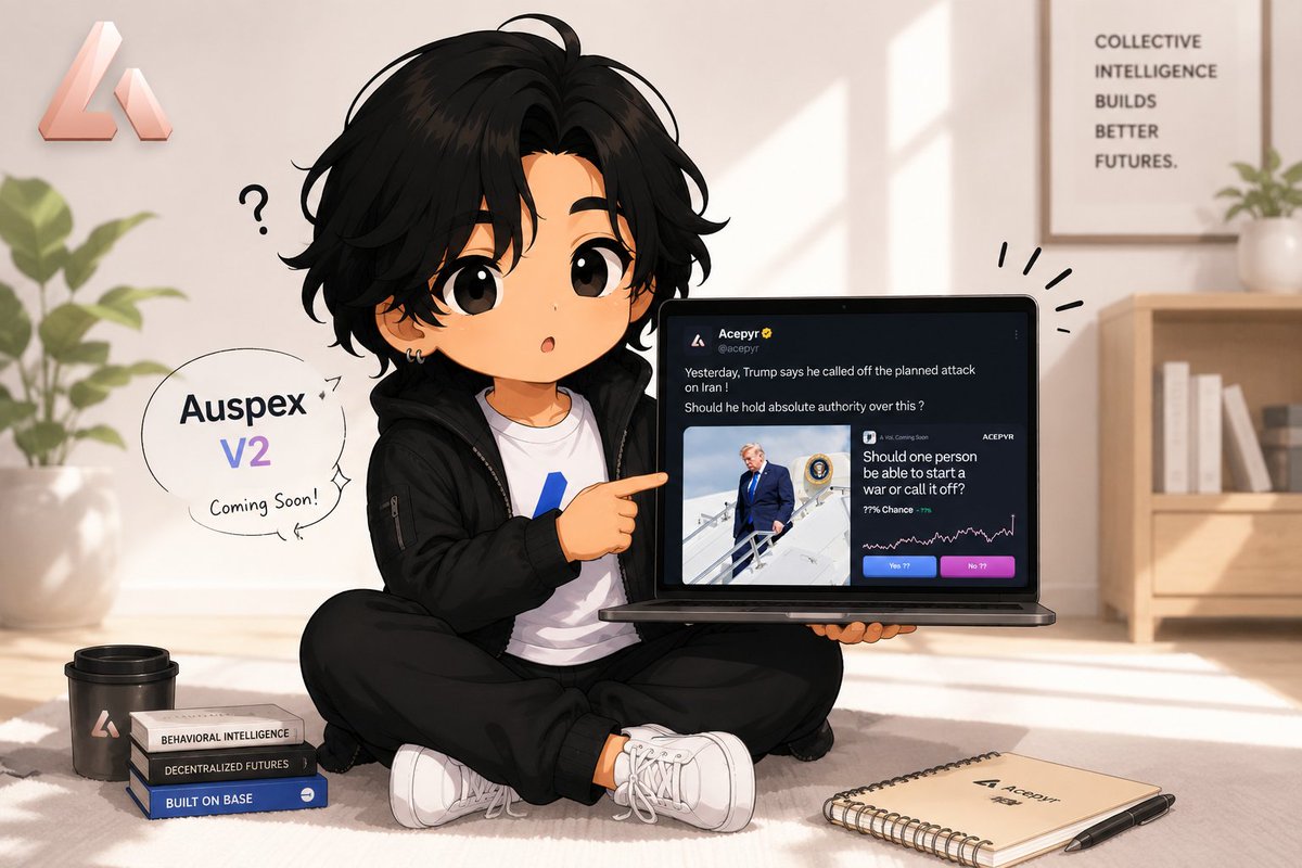 Myhud411's tweet photo. V2 already feels like a shift from a traditional prediction market into something more thoughtful.

Auspex doesn't seem to be asking only "Who is right?" but also "Why do you believe that?"

That's why this scenario is interesting.

🟦 YES:
A single decision-maker can act immediately in a crisis. Speed can prevent escalation when every minute matters.

🟪 NO:
No one should hold absolute authority over decisions that affect millions. Multiple perspectives, shared intelligence, and collective reasoning reduce bias and improve judgment.

For me, I'd lean toward NO.

Prediction markets become far more valuable when they're not just measuring opinions, but revealing the reasoning behind them. That's what makes @acepyr V2 feel different.