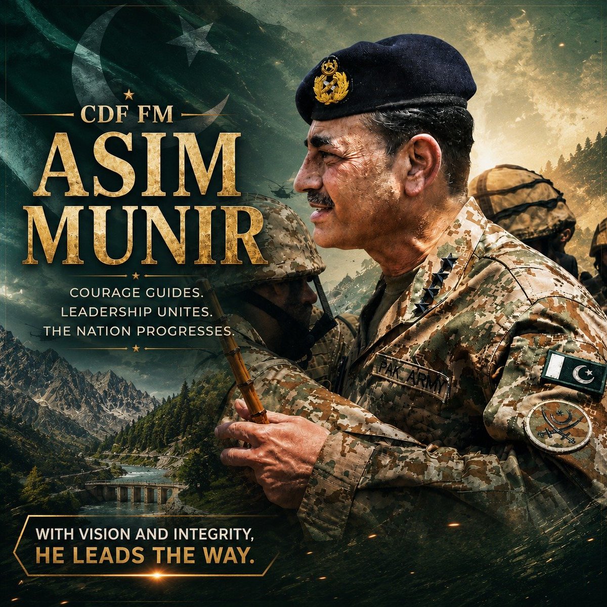 Sheema__0's tweet photo. The stability and resilience we see today are rooted in strong policy and firm commitment. Grateful for the vision safeguarding our state and keeping us on a steady path forward! 🇵🇰🛡️

#IronManCDF #StrongmanCDF #SaluteToCDF #ProudOfYouCDF #CDFPeacemaker https://t.co/IKa5uomtJd