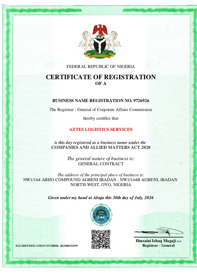AzeezTeslimAri1's tweet photo. AZTES LOGISTICS SERVICES 
For your Property Sales, House Rent, Message Delivery And Other Service In Ibadan 
08036595480 https://t.co/Rc6ZurK4O3