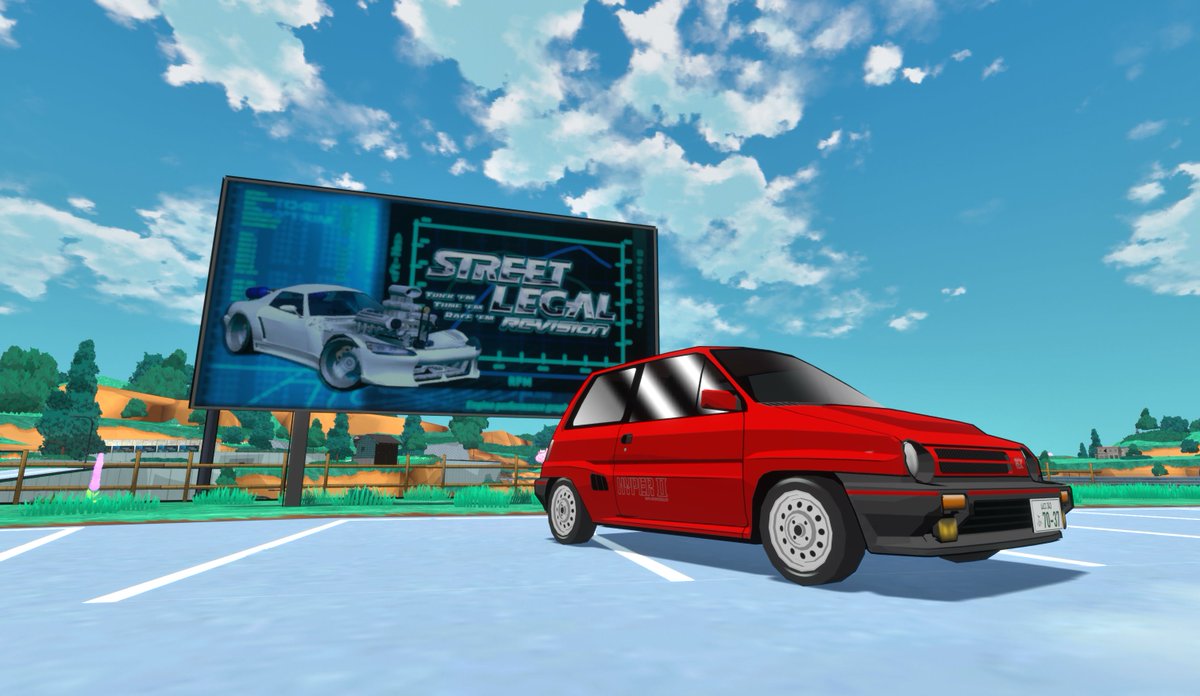 KaidoGenkai's tweet photo. Got the first set of Kickstarter-backed billboards in game! Happy to support / be supported by projects like Drift Boom Boom and Street Legal Revision! Also, JDM Sport Classics is a real life JDM vehicle importer in North America. So rad! Thank you for being so cool! https://t.co/pEbnRTURFa