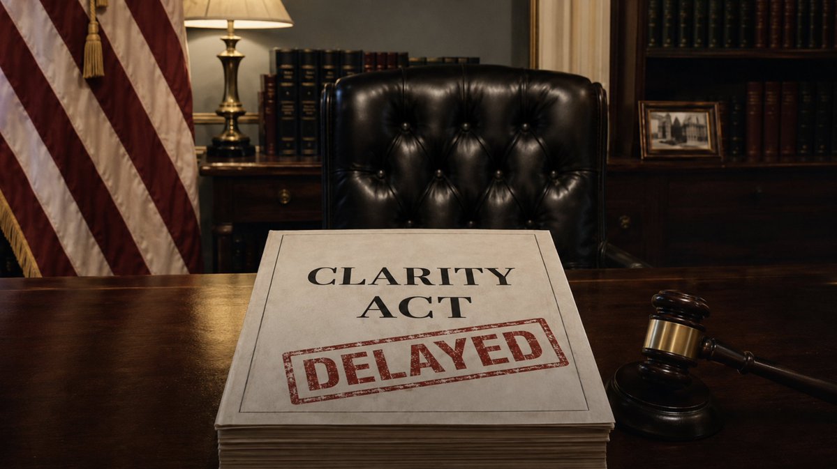 cryptorover's tweet photo. BREAKING: 🚨 No Clarity Act vote is scheduled on the Senate floor for today. 

Only 4 days left before August recess... https://t.co/cV8w6oMzEl