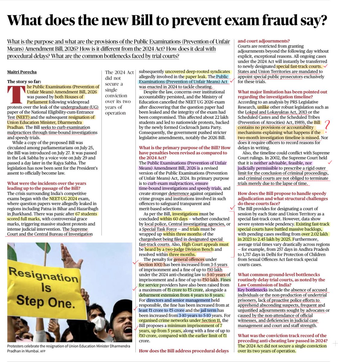 StudyRules12's tweet photo. #upsc
#CurrentAffairs
#NEET
#Bill
#Polity https://t.co/EFHZMk1cQX