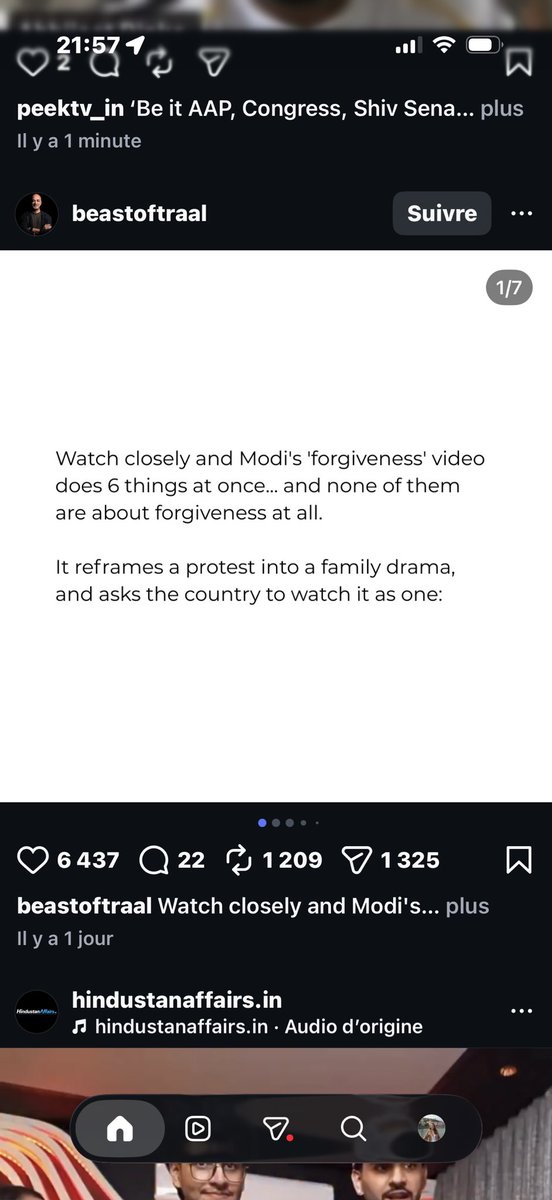 HelleLyngSvends's tweet photo. Selective gender outrage when Modi used «our daughters», as written by beastoftraal on Instagram. 

Food for thought. https://t.co/WGsYdNNenF