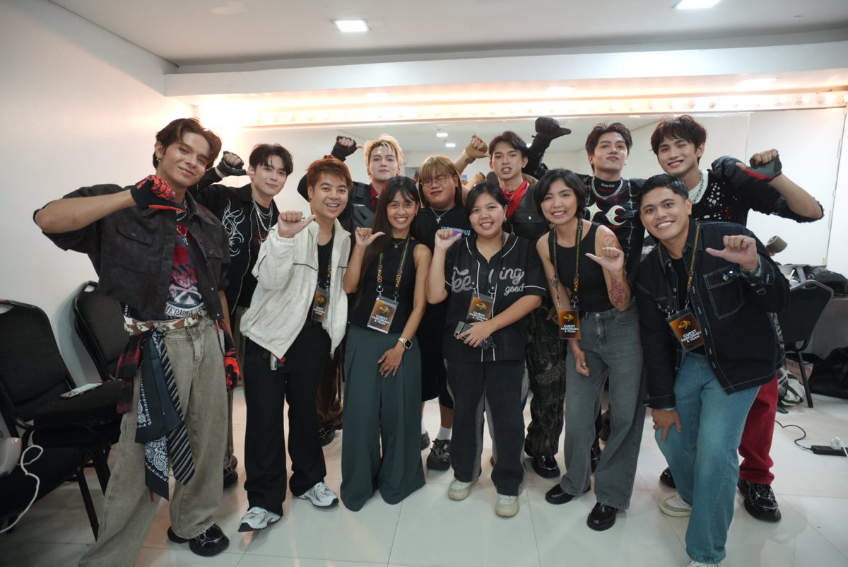 aonofficialph's tweet photo. Behind every A-ON performance is a dedicated team working tirelessly to make each moment possible. From rehearsals and styling to production, coordination, and everyone supporting us behind the scenes.

Thank you for your hard work, trust, and commitment. 💙 https://t.co/Z9K1mzxibu