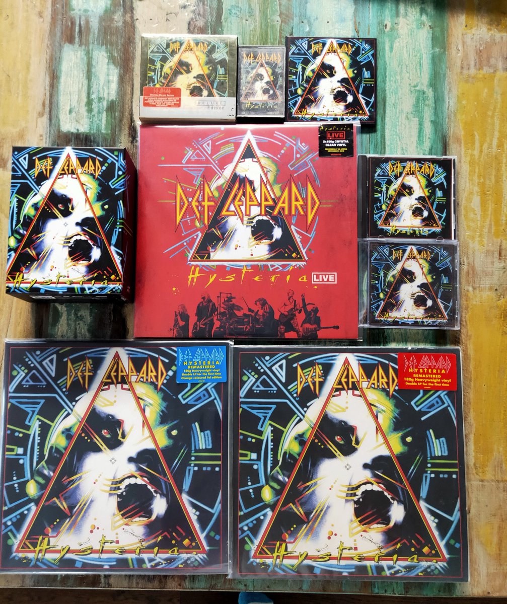 iash74's tweet photo. Happy 39th Anniversary to the best album of all-time, Hysteria. Released 3rd August 1987.
@DefLeppard #defleppard #hysteria #goatalbum https://t.co/QF0RQ7hwUz