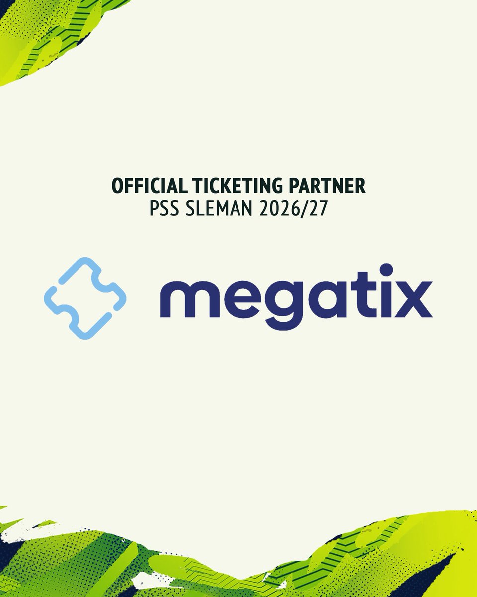 PSSleman's tweet photo. Welcome Megatix, 𝙊𝙛𝙛𝙞𝙘𝙞𝙖𝙡 𝙏𝙞𝙘𝙠𝙚𝙩𝙞𝙣𝙜 𝙋𝙖𝙧𝙩𝙣𝙚𝙧 of PSS Sleman for the 2026/27 season.

#PSS #COSE #PSSxMegatix https://t.co/6KwBspt03O