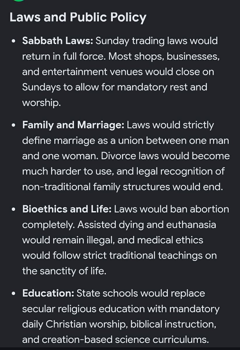 ineptCGamer's tweet photo. I wonder if those people who keep saying the UK should go back to strict Christian values again ACTUALLY understand what that would be like...

Here's a quick rundown: https://t.co/X05unUioMk