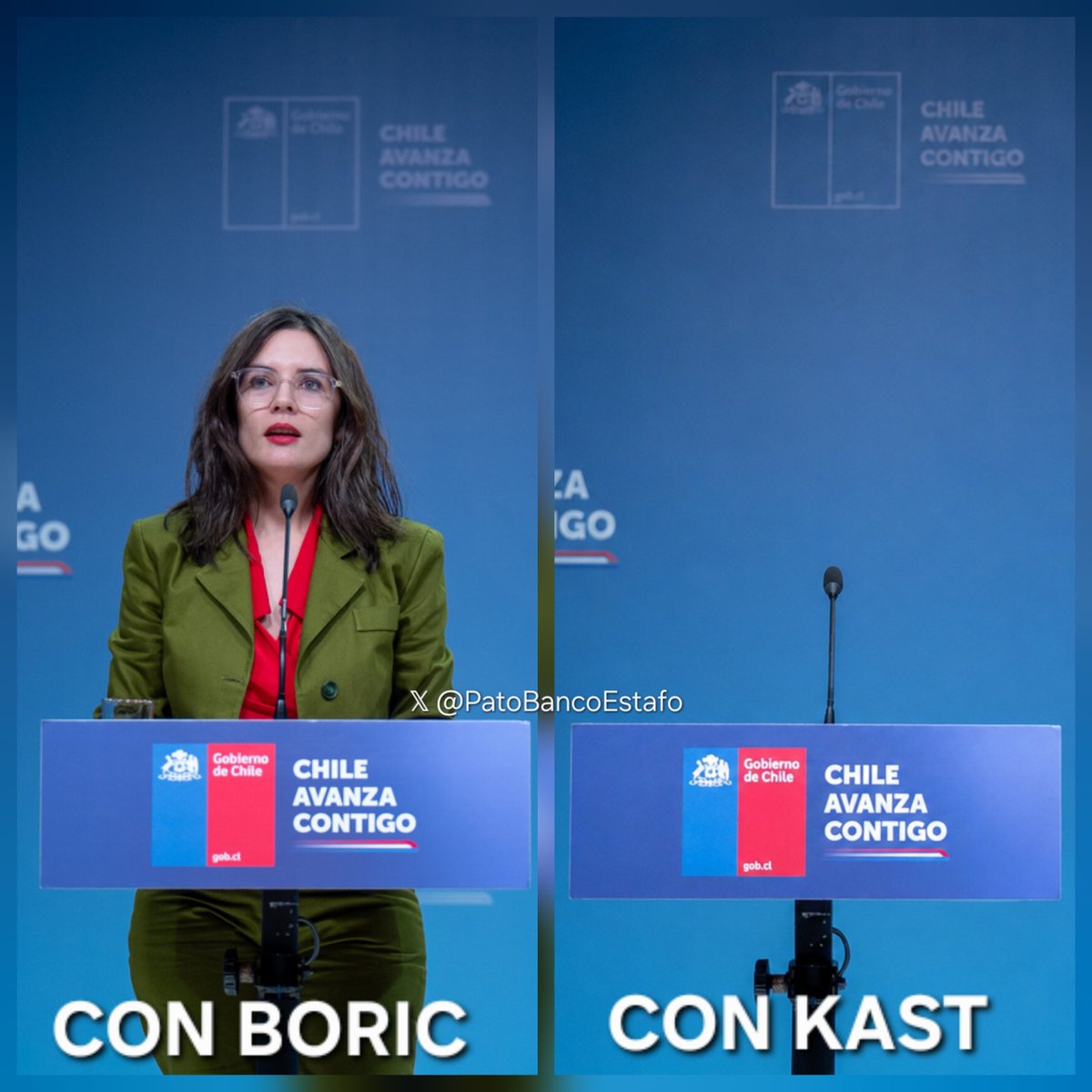 patobancoestafo's tweet photo. Con Boric  /  Con Kast https://t.co/82P7QMHycu