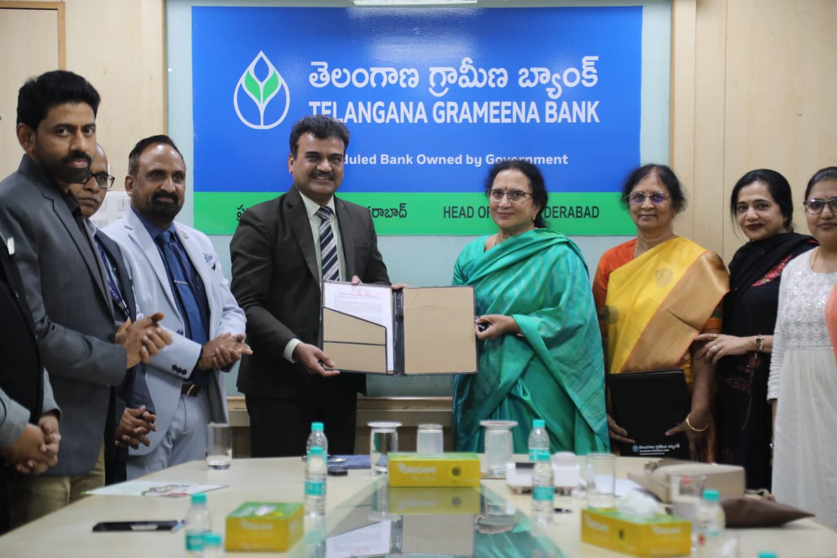 AICALEAP's tweet photo. Strengthening Partnerships for Inclusive Growth

ALEAP and Telangana Grameena Bank exchanged an MoU to strengthen financial access, institutional collaboration, and opportunities for women-led enterprises, contributing to a stronger and more inclusive MSME ecosystem.

#ALEAP #TGB https://t.co/hpqjyMsZhF