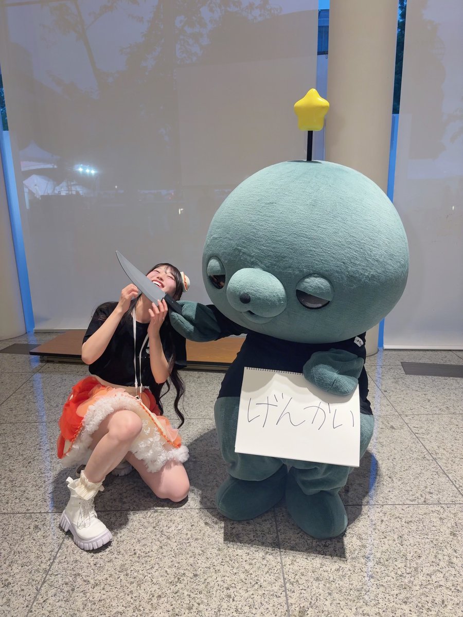 MOMOfishbowl's tweet photo. わっ( ºωº )
わあああ〜🔪

 #教育番組 #タマ #TIF2026 https://t.co/NPaWHK8Qal