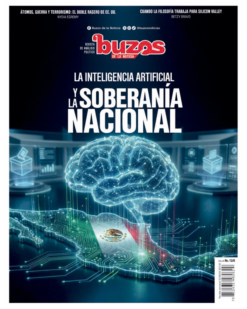 BuzosNoticias's tweet photo. 🔴#buzos | La Inteligencia Artificial y la soberanía nacional

El proyecto mexicano de la “soberanía tecnológica” enfrenta el reto de capacitar a personal científico adecuado para desarrollar proyectos de IA.

Ya disponible la edición 1,249 📕
📎https://t.co/4DEp69LFiT https://t.co/rJmSQbBCsD