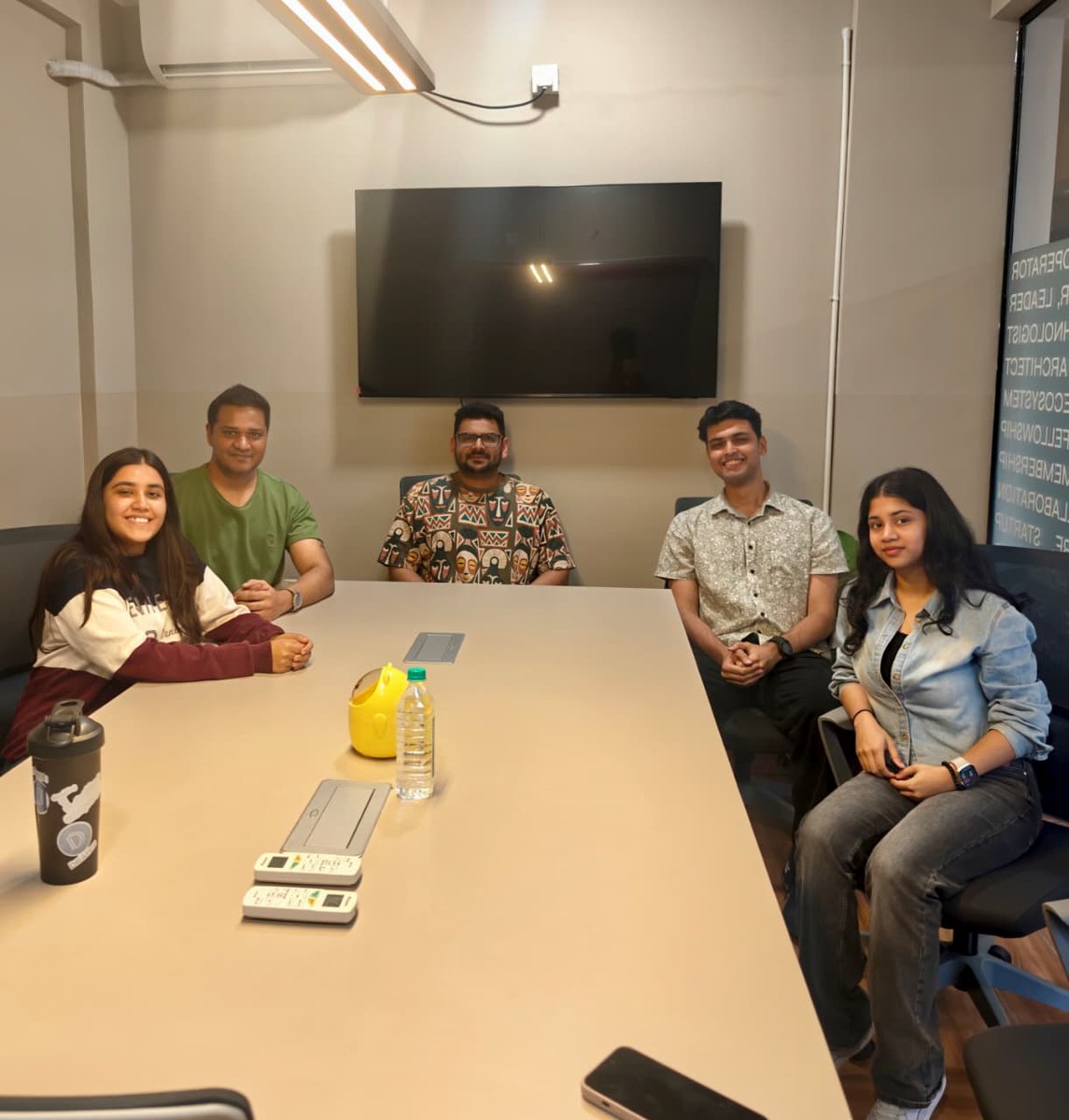 india2047vc's tweet photo. Campus Fund dropped by Founder Startup House last week for an insightful session with our resident startups and India 2047 Ventures founders.

From pitch feedback to market insights, it was a masterclass in how VCs think.

Big thanks to Campus Fund, Anuj Mehta and Abhijit Nair for the invaluable conversations. 🚀