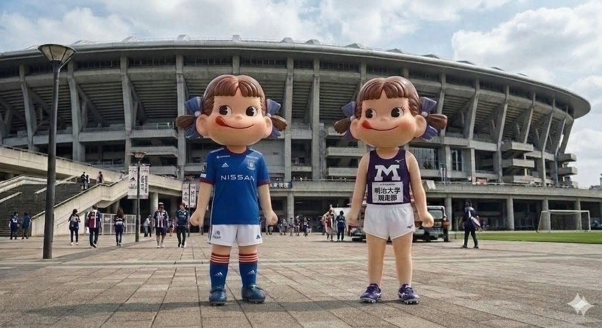 ekiden_world's tweet photo. これで明治の競走部とマリノスは同じ不二家ファミリーの仲間。

ともに誇りを取り戻そう。 https://t.co/bwHgu60HvZ