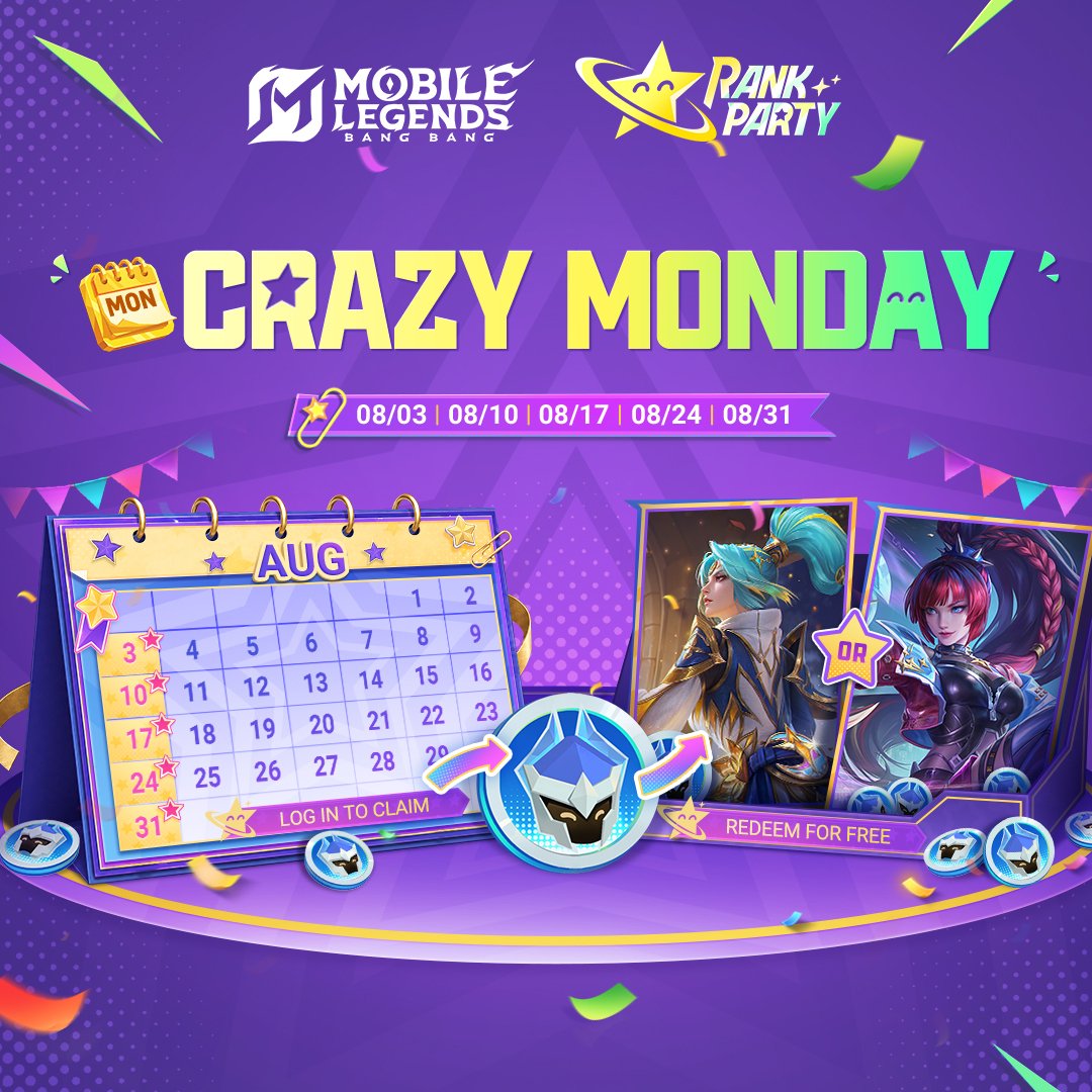 From 07/31 to 08/31, "Crazy Monday" is available f...