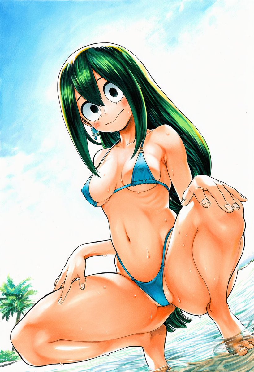 Himatubushobsab's tweet photo. 蛙吹梅雨/Tsuyu Asui
[僕のヒーローアカデミア/ My Hero Academia] 
SFW illustration. No nudity, no suggestive intent. https://t.co/9rsvKzeZ3s