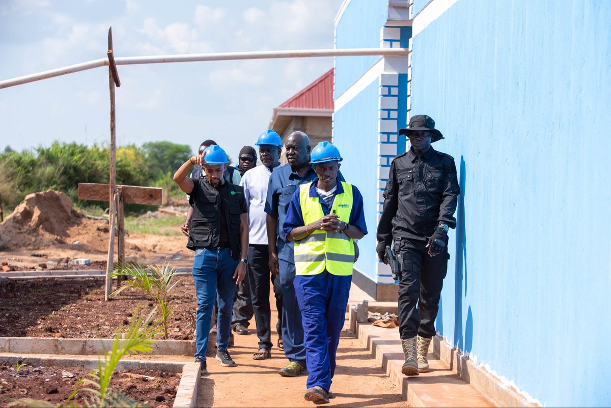 AMYUganda's tweet photo. Last week, we had the opportunity to update Hon. @SamEngola3, Minister for Relief, Disaster Preparedness and Refugees, on the progress of our Village of Hope Project in Kiryandongo District. 

We’re developing an integrated facility that will include shelter homes, a maternal health clinic, a vocational training centre, food storage, a community kitchen, water supply, a community centre, and a sports ground. 

The goal is to serve both refugees and vulnerable host communities with dignity and real opportunity for growth and resilience.

We are grateful for the Minister’s time, guidance, and continued support as we lay the foundations for lasting hope for refugees and host communities. #AMYUServes
