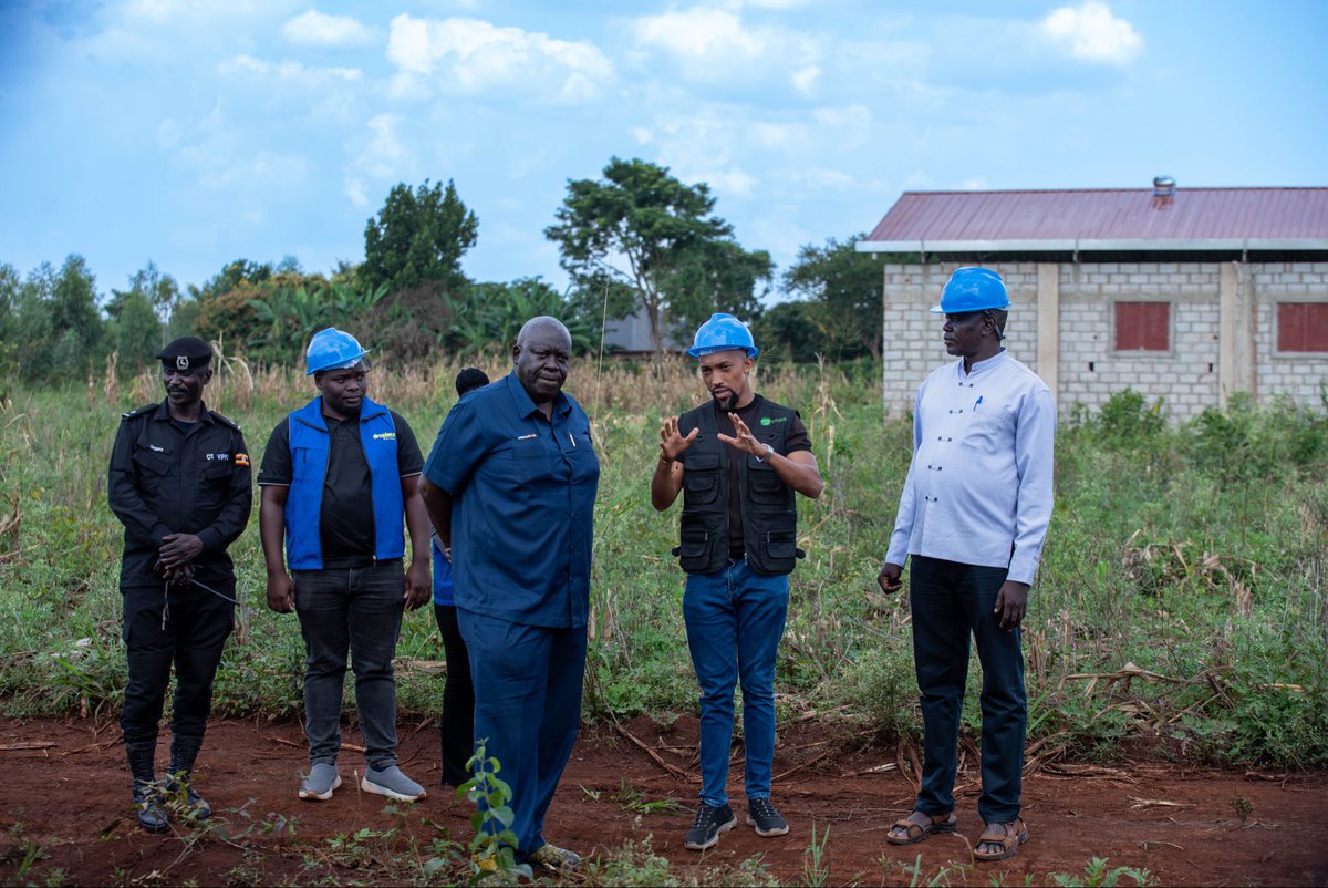 AMYUganda's tweet photo. Last week, we had the opportunity to update Hon. @SamEngola3, Minister for Relief, Disaster Preparedness and Refugees, on the progress of our Village of Hope Project in Kiryandongo District. 

We’re developing an integrated facility that will include shelter homes, a maternal health clinic, a vocational training centre, food storage, a community kitchen, water supply, a community centre, and a sports ground. 

The goal is to serve both refugees and vulnerable host communities with dignity and real opportunity for growth and resilience.

We are grateful for the Minister’s time, guidance, and continued support as we lay the foundations for lasting hope for refugees and host communities. #AMYUServes