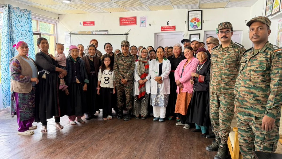 firefurycorps's tweet photo. Nurturing Mothers, Nurturing the Future

On 03 Aug 2026, the Dvisaptatih Healers, under the aegis of #FireAndFuryCorps, conducted an Awareness Camp on Breastfeeding and Maternal Health at Tia Village, Ladakh as part of World Breastfeeding Week.

The interactive session highlighted the importance of breastfeeding, maternal nutrition and newborn care, promoting healthier practices amongst women and families in the remote border village.

#IndianArmy
#FireAndFuryCorps #WorldBreastfeedingWeek #MaternalHealth #CommunityHealthcare #HealthyMothersHealthyChildren #NationFirst

@adgpi
@NorthernComd_IA
@lg_ladakh
@ANI
@prodefleh
@ddnewsladakh