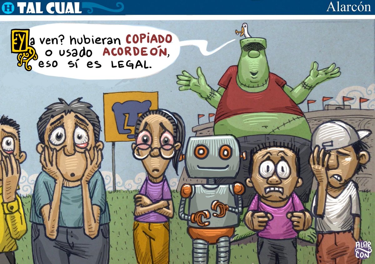 alarcon_dibujos's tweet photo. Y todo por usar IA en el examen.
#TalCual en @heraldodemexico https://t.co/nbkYZHkIUg