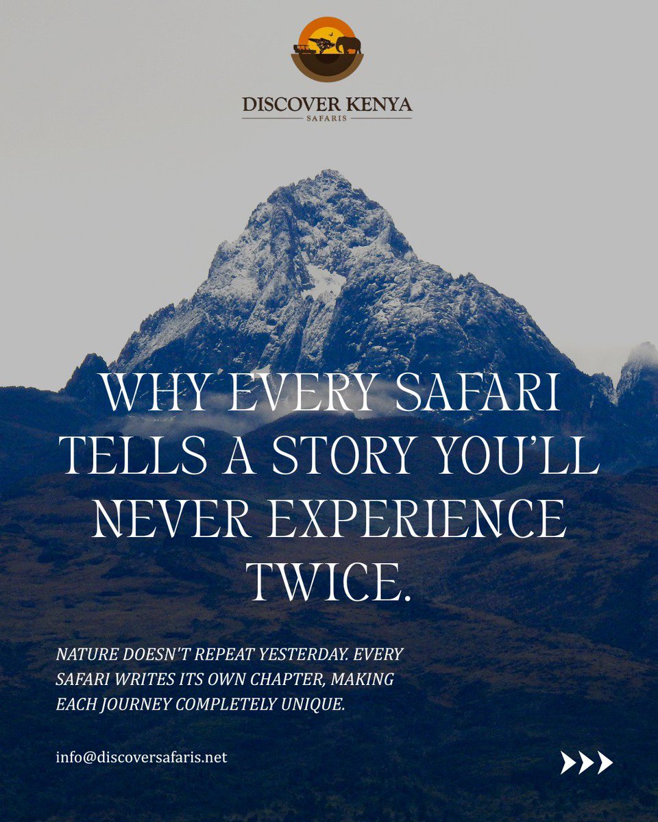 DiscovSafaris's tweet photo. Every safari tells a story you'll never experience twice.
No two game drives are ever identical. Seasons change. Wildlife moves. Every sunrise writes a different story.
That's the beauty of East Africa.
 #DiscoverKenyaSafaris #SafariPlanning #SafariMemories #TravelAfrica https://t.co/jclfXliHpY