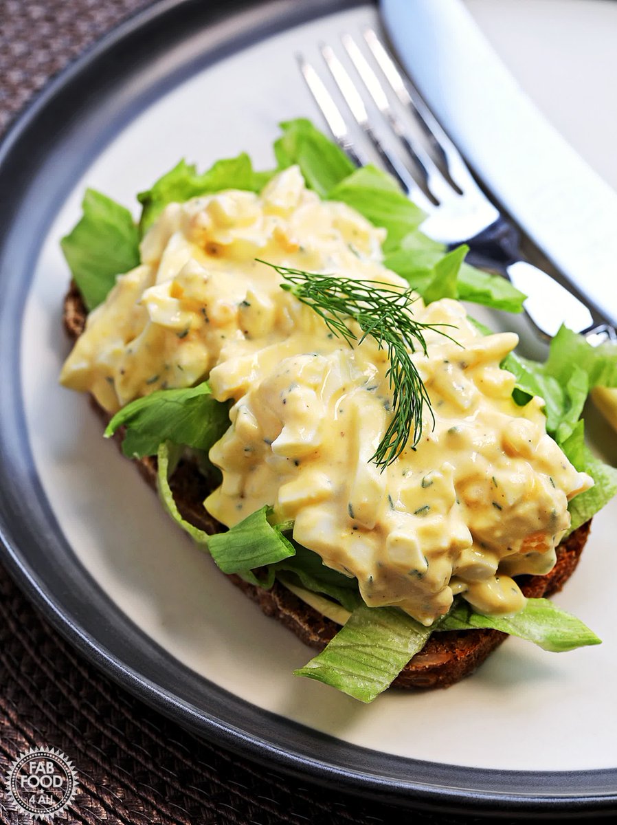FabFood4All's tweet photo. Healthy Egg Salad with Greek Yogurt & Dill (No Mayo) is an easy, UPF-free lunch idea that you can prep ahead. Perfect for open sandwiches, wraps etc. https://t.co/2tUogqbmvl
#eggsalad #eggmayonnaise #upffree https://t.co/SWHJOA5gwm