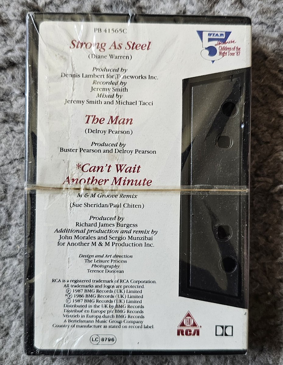 derekcburgess's tweet photo. Got a fabulous delivery today off a seller on @discogs. Been after this @DiscographyFive @5starofficial @DeniecePearson #LorrainePearson @TheDorisPearson #DelroyPearson @StedmanPearson release for years. #StrongAsSteel on ltd edition tape & is that it's still sealed. #Result https://t.co/1D2SfkfJvV