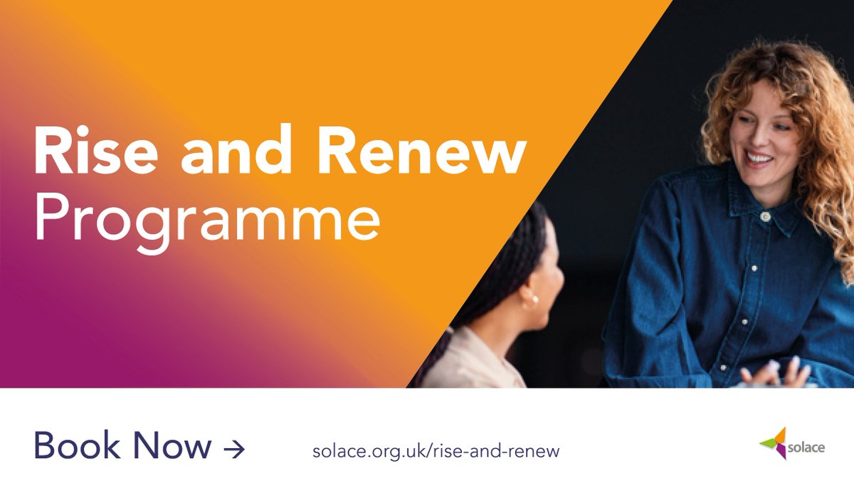 Solace_UK's tweet photo. Ready to reflect on your next leadership step? Join the Solace Rise and Renew Programme for space, peer support, and fresh perspective.

Residential Retreat: 10—11 Nov 26 Online
Facilitation Session: 10 Dec 26 (half day)

Contact learning@solace.org.uk.

#LocalGov #PublicSector https://t.co/MUQ9umdjll