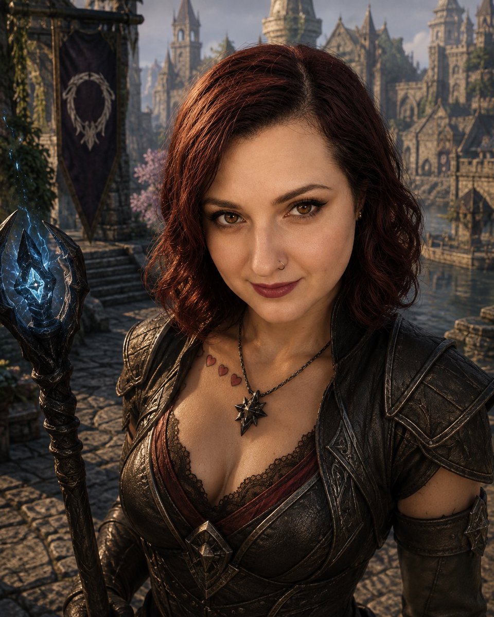tilly_marlene's tweet photo. Happy Monday everyone ✨️⚔️
#fyp #theelderscrollsonline #kigeneriert #smile #keepsmiling https://t.co/AnYSDFyeuB