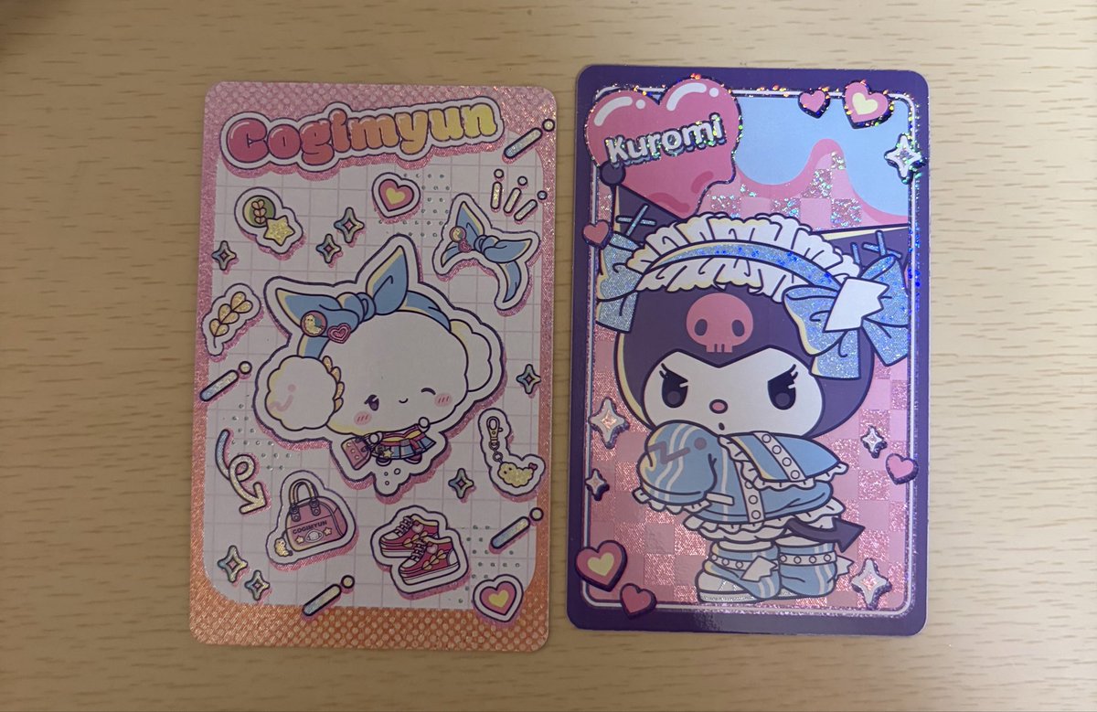 hangyo603's tweet photo. カードコネクト、ハンギョドン出なかった(´❛-❛`)
でもこの子たちもめちゃくちゃ可愛いから交換出すか悩む🧐 https://t.co/JkckzzOXkv