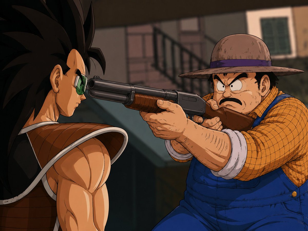 pw5kali's tweet photo. Even though the $Farmer only has power 5, it's enough to make $Raditz panic 🥶

#dragonballz #solana #goku #raditz https://t.co/Z48PszzvBw