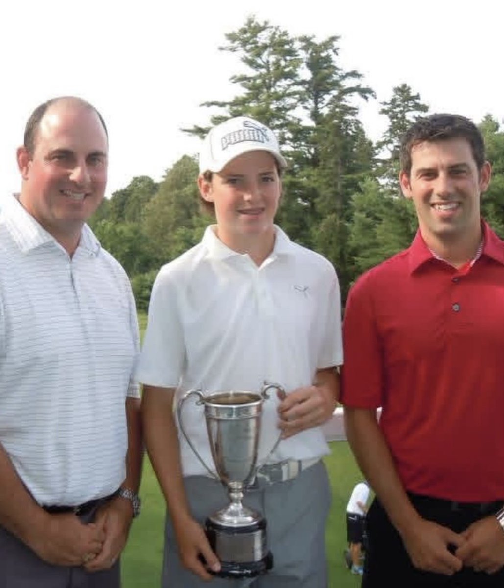 adam_stanley's tweet photo. Ottawa @Senators' Drake Batherson captured his long-time golf club's Club Championship this weekend after a 66-71. Two awesome things about this:

1) He also won it as a 16-year-old

2) His father, Norm, won it in 2025 and passed the trophy on to his son this year. 

@KenWoGC https://t.co/TwZC8Bp2vM