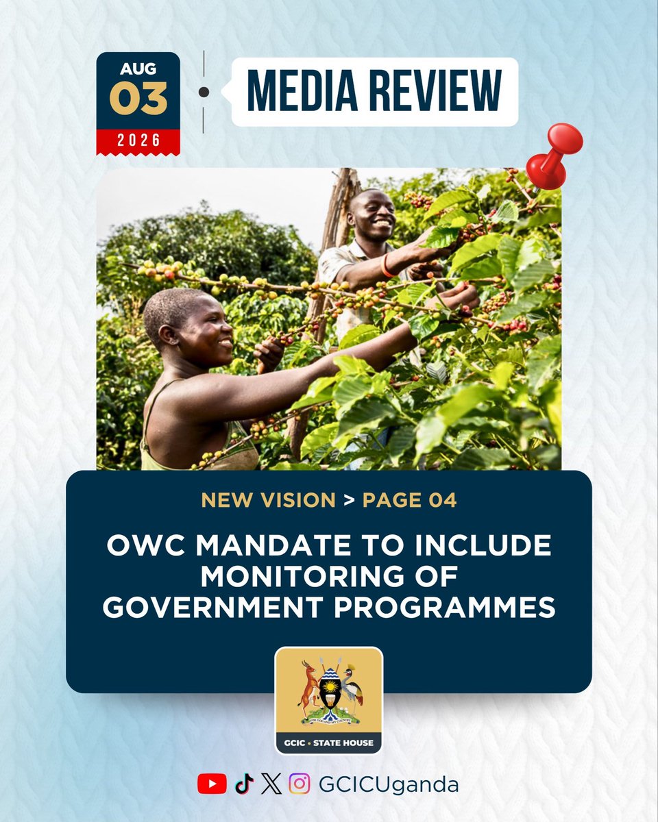 Ivan256Kak91058's tweet photo. After 13 years of supporting Uganda's transition to commercial agriculture through the distribution of agricultural inputs, Operation Wealth Creation (OWC) has expanded its mandate to include production, value addition, agro-industrialisation, #OpenGovUg
#GoldenPosts https://t.co/wOanudbGyJ