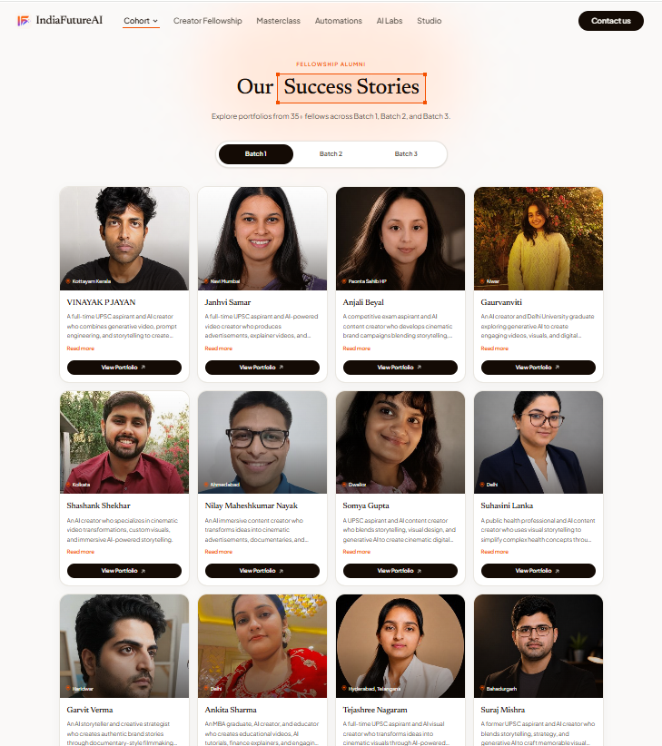 phimaanshu's tweet photo. Friends, this is what I had been working on for months now.

Introducing:

a) IndiaFutureAI Studio: a creative arm for brands to run their content with AI

b) AI Creator Fellows: 200+ top 1% AI Indian creators you can hire in-house for your brand

Curious? Talk to me! Will get you best results.