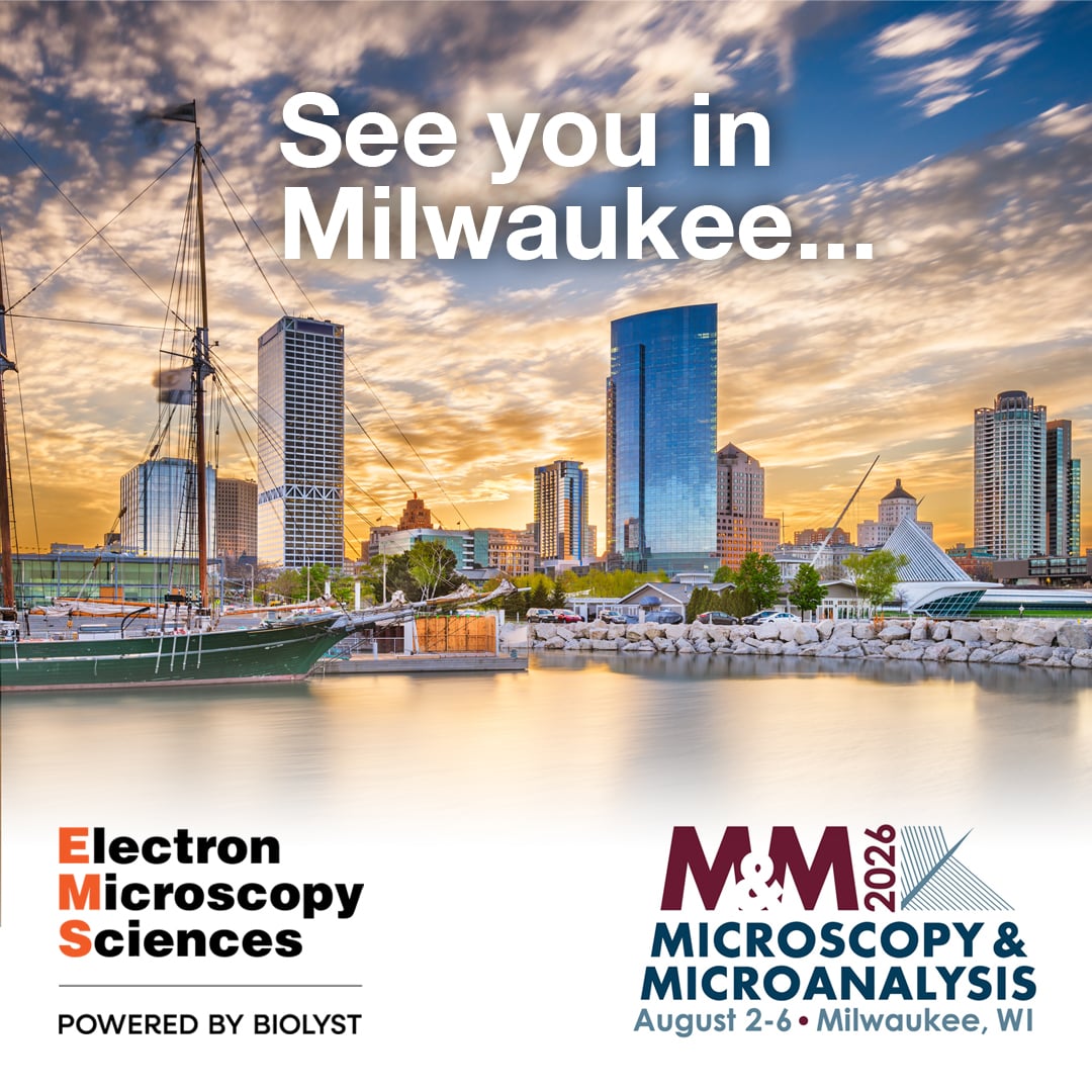 EMSDIASUM's tweet photo. EMS is pleased to once again exhibit at M&amp;M2026 with Quorum Technologies. Also joining us will be Tom Strader, CEO of Heartland Biotech. We'll be presenting three knowledge-packed Vendor Tutorials Mon–Wed. Visit us at Booth 214 for details and sign up. 

#MM2026 #MandM2026 https://t.co/GnVAFxyGKW