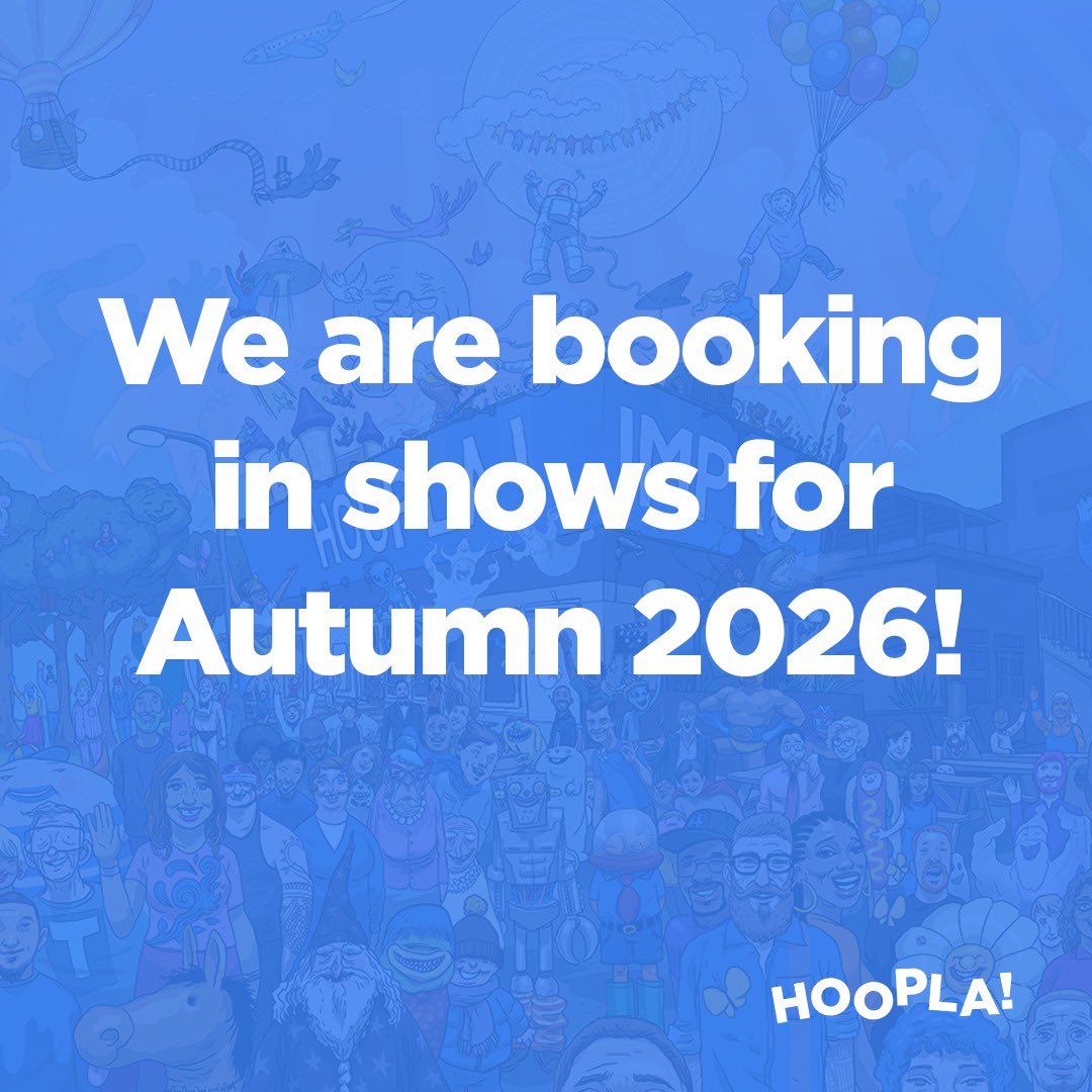 hooplaimpro's tweet photo. We are booking in groups for our Mixer nights for Autumn 2026. 

Deadline to apply this Sunday 9th August. 

A regular night that brings together a mix of different acts to help improvisers build up stage time, develop their show, and build community.

https://t.co/YHkT923UAl https://t.co/RLFq3GAnct