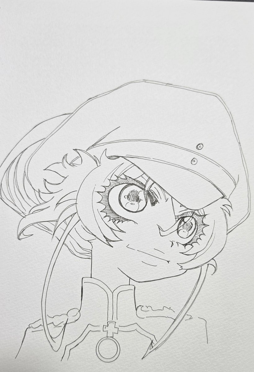 NSb6nIsyAnsROO7's tweet photo. こんばんは諸君💕
眠いけど描きたいものが山盛りだよ〜🤣
線画先行で投稿！
続きも頑張ります😁✨
途中で寝たらごめんね💤

#線画 #幼女戦記
#ターニャ https://t.co/lMFtxYYE8p