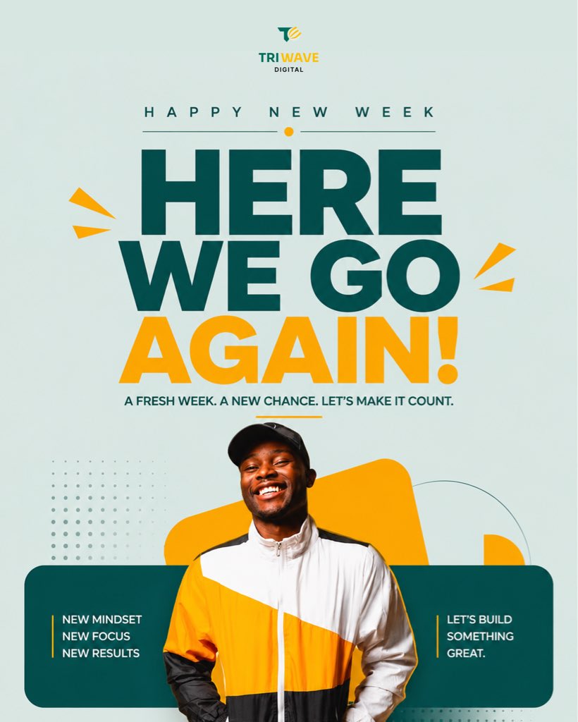 Triwave_digital's tweet photo. New Week. New Opportunities. New Solutions.
Welcome to a brand-new week! At Triwave Digital Technologies Limited, we're ready to help businesses embrace technology that drives efficiency, innovation, and growth.

#triwave #triwavedigital #Technology #DigitalTransformation https://t.co/PpTVaaoXIR