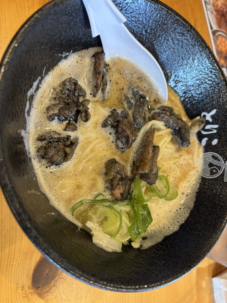 _rinrin555's tweet photo. 出張行ってたとき
ヒネ白湯ラーメン
ヒネ=メス親鶏だって、親鶏はやっぱかたい https://t.co/UN9Xoerorq
