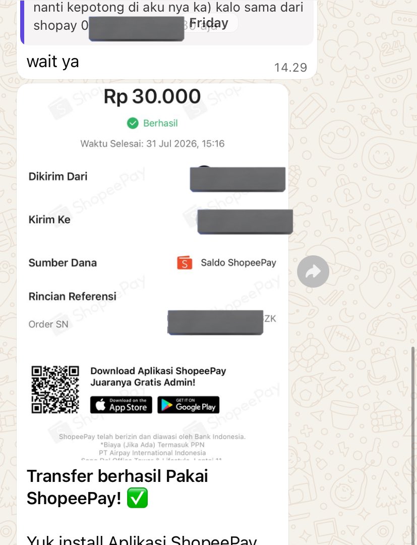 clarazdisini's tweet photo. Kik bio ya guyss!! Payment akhir joki tulis tangan, joki daftar isi, no halaman, daftar gambar, dafpus mendeley, cek turnitin, essai joki essay essai, joki makalah, joki artikel, joki jurnal, joki poster, joki ppt, jasa ngetik joki ketik PAYMENT AKHIR YA GUYS MURAH💗#zonauang https://t.co/MEXUmrkpzo