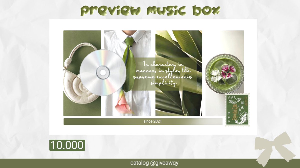 giveawqy's tweet photo. any interaction would be greatly appreciated! 

haii, vy ada anak baru music box (mubox) namanya 'SIMETRI' 🤍 kalau ada kesamaan dengan yang lain, bole bngt dm vy yaa! modelnya ufs, cek alt untuk detailnya ^^ #bealanja https://t.co/NSOca2F2WN